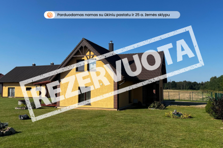 Parduodamas erdvus namas Tirkšlių miestelyje