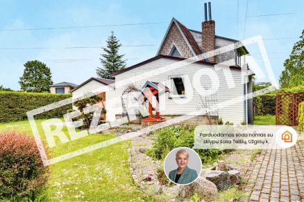Parduodamas mūrinis sodo namas su sklypu &scaron;alia Tel&scaron;ių, Užgirių k., Ąžuolo sodų 6-oji g. 2