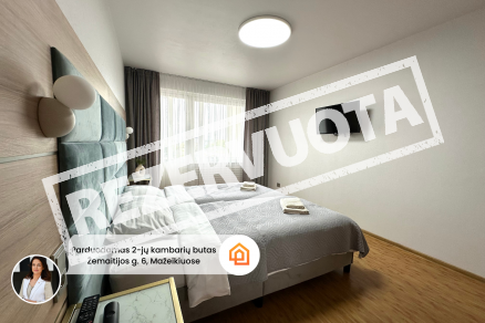 Parduodamas tvarkingas ir jaukus 2-jų kambarių butas Mažeikiuose, Žemaitijos g. 6.