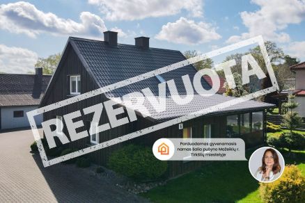 Parduodamas tvarkingas ir prižiūrėtas gyvenamasis namas Tirk&scaron;lių miestelyje, Klevų g., Mažeikių r.