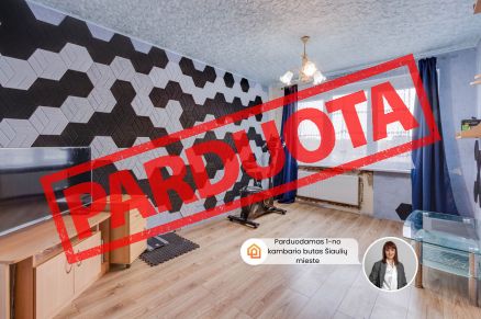 Parduodamas 1 kambario butas &Scaron;iauliuose, Architektų g. 50