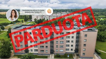 Parduodamas 2 kambarių butas Tylioji g. 10, Mažeikiuose &ndash; renovuotame name