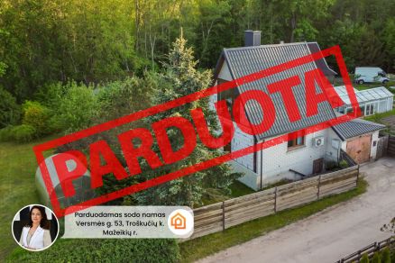 Parduodamas mūrinis sodo namas su sklypu &scaron;alia mi&scaron;ko, Versmės g. 53, Tro&scaron;kučių k., Mažeikių r.