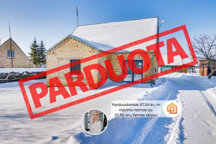 Parduodamas naujai įrengtas namas su erdviu 32,80 arų žemės sklypu Joni&scaron;kio r., Po&scaron;upės k.