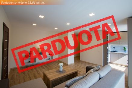 Parduodamas naujai suremontuotas 2 kambarių butas Ežero g. 19, Šiauliuose.