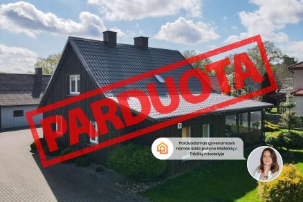 Parduodamas tvarkingas ir prižiūrėtas gyvenamasis namas Tirk&scaron;lių miestelyje, Klevų g., Mažeikių r.