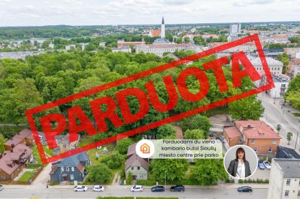 Parduodami du butai pačiame miesto centre besiribojančius su parku, Vaisių g. 6, &Scaron;iauliai