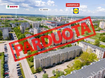 Pigiai parduodamas 3 kambarių butas Krymo g. 14, Šiauliuose