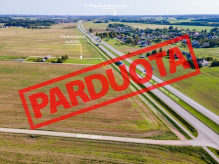 Šalia Šiaulių miesto, parduodama sodyba Šiaulių r., Lukšių k. Plento g.