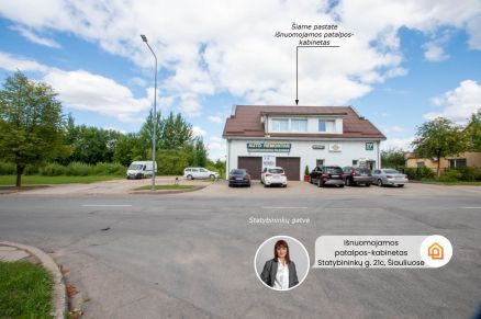 I&scaron;nuomojamos įrengtos 20,59 kv. m komercinės paskirties patalpos/kabinetas Statybininkų g. 21C, &Scaron;iauliai
