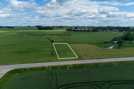 Parduodamas 26 a.  namų valdos žemės sklypas Marijampolės sav., Patilčių km. 9A