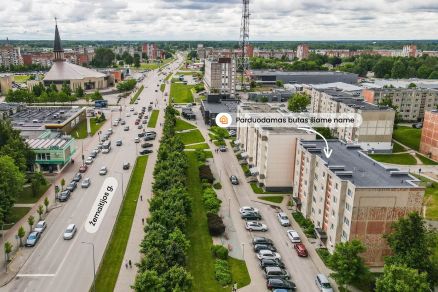 Parduodamas 2 kambarių butas Mažeikių miesto centre, Žemaitijos g. 30