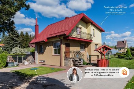 Parduodamas erdvus mūrinis gyvenamasis namas prie Bubių tvenkinio, Šiaulių r., Jakštaičių k., Saulėtekio g.10