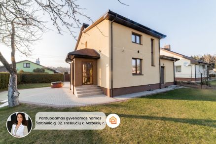 Parduodamas jaukus ir modernus namas Troškučių k., Šaltinėlio g., Mažeikių r.
