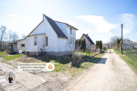 Parduodamas jaukus sodo namas su 9.5 a. sklypu Babtų sen., Kauno raj. Gaižuvėlės k. Neries g.