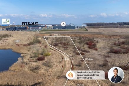 Parduodamas komercinės paskirties žemės sklypas