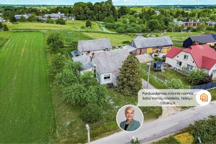 Parduodamas mūrinis namas su 29,40 arų sklypu &scaron;alia Varnių miestelio, Nakačios g. 9, Ožtakių k., Tel&scaron;ių r.