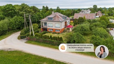 Parduodamas mūrinis namas su ūkiniu pastatu ir 29,54 arų sklypu Užventyje