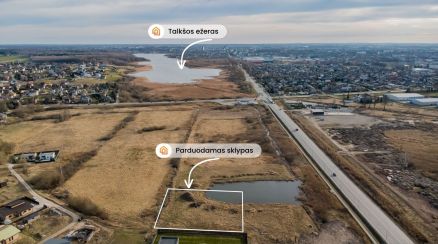 Parduodamas namų valdos sklypas, 18,61 aro, su i&scaron;kastu prūdu &scaron;alia &Scaron;iaulių miesto!