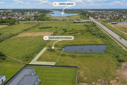 Parduodamas namų valdos sklypas, 18,61 aro, su i&scaron;kastu prūdu &scaron;alia &Scaron;iaulių miesto!