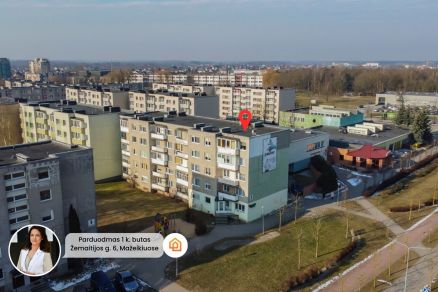 Parduodamas tvarkingas 1 kambario butas Žemaitijos g. 6, Mažeikiuose