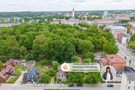 Parduodami du butai pačiame miesto centre besiribojančius su parku, Vaisių g. 6, &Scaron;iauliai