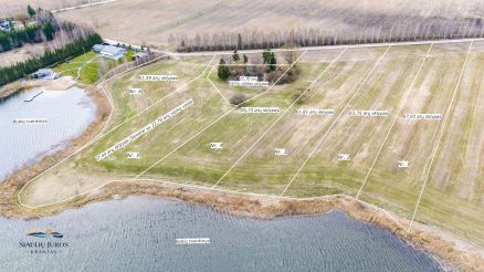 Parduodami unikalūs sklypai prie vandens telkinio, formuojamame 6 - ių erdvių sklypų, nedidelės koncentracijos kvartale - &bdquo;&Scaron;iaulių Jūros Krantas&ldquo;.