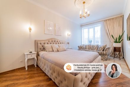 Prie &Scaron;iaulių miesto centrinės aik&scaron;tės parduodamas 2 kambarių butas &ndash; Varpo g. 27, vos keli žingsniai iki miesto bulvaro