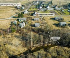 I&scaron;skirtinėje vietoje, ant upės kranto parduodama sodyba su 25,35 arų sklypu, Tel&scaron;iu rajone, Kaunatavoje, Dvaro g. 3
