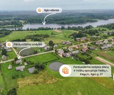 Parduodama sodyba ežerų ir miškų apsuptyje, Telšių r., Kegų k., Ilgio g. 27