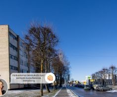 Parduodamas bendrabučio tipo 1 kambario butas Šakių mieste, Bažnyčios g.