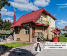 Parduodamas erdvus mūrinis gyvenamasis namas prie Bubių tvenkinio, Šiaulių r., Jakštaičių k., Saulėtekio g.10