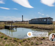 Parduodamas mobilus namelis su 13,42 arų žemės sklypu, Kretingos r. sav., Vydmantų sen. Kiauleikių k., Baltijos aklg.