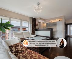 Parduodamas modernus 66,92 m&sup2; ploto, 3 kambarių butas strategi&scaron;koje Klaipėdos vietoje, Birutės g. 22,  &scaron;alia prekybos centro &bdquo;Akropolis"