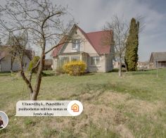 Parduodamas namas su 19 a. žemės sklypu Panevėžio r., Užunevėžio k.