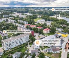 Parduodamas perplanuotas ir suremontuotas 2 k. butas A. Vai&scaron;vilos g., Plungės mieste