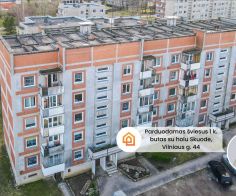 Parduodamas &scaron;viesus ir tvarkingas 1 kambario butas su holu Vilniaus g. 44, Skuode