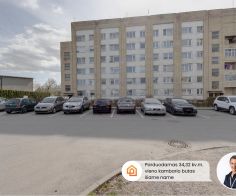 Parduodamas vieno kambario butas S. Lozoraičio g., Garliavoje, Kauno r.