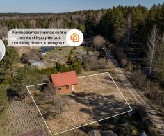 Parduodamas žemės sklypas su namuku Kretingos r., Daubėnų k., Mi&scaron;ko g. 76, &scaron;alia mi&scaron;ko, ramioje vietoje!
