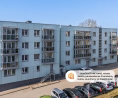 RENOVUOTAME NAME, miesto centre, parduodamas 2 kambarių butas, Jaunimo g. 14, Raseiniuose