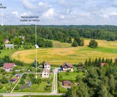 Parduodamas mūrinis sodo namas su dviem sklypais, Gėlių g.17 ir 17A, Maskvytės k., Šiaulių raj.